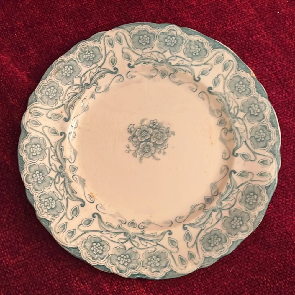Vintage Glenwood 7” Semi-Porcelain Plates Set of 3 J.H.W. & Sons Hanley, England